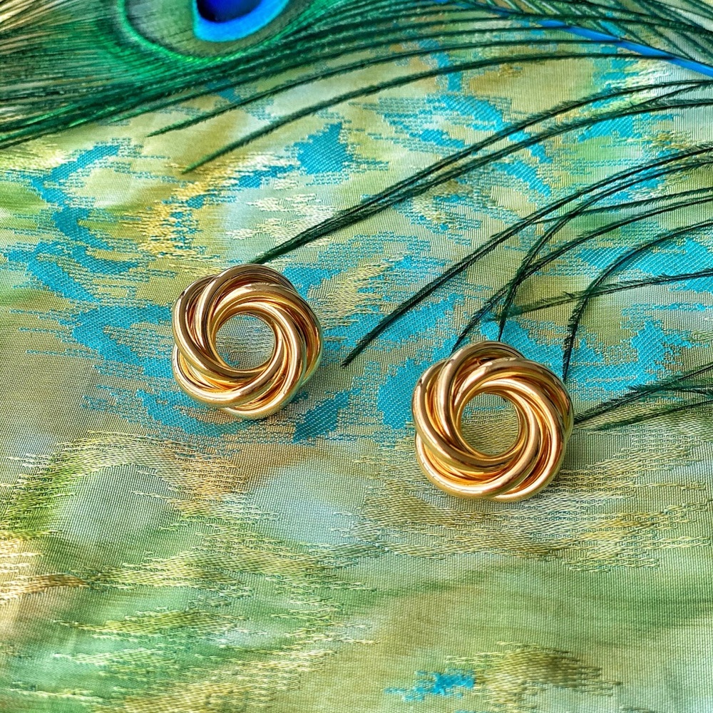 Golden earrings